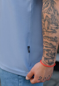 Фото - Блакитна однотонна футболка Staff light blue - Men box