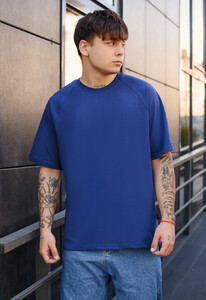 Фото - Повсякденна синя футболка Staff reglan blue - Men box