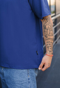 Фото - Повсякденна синя футболка Staff reglan blue - Men box