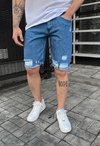 Фото - Джинсовые шорты на лето Staff 40 blue regular - Men box