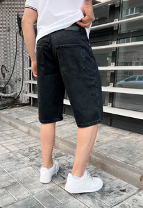 Фото - Черные джинсовые шорты Staff baggy c1 - Men box