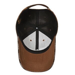 Фото - Коричнева бейсболка Narason з білою вишивкою Vintage - Men box