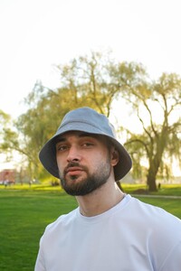 Фото - Базова унісекс панама Intruder з бавовни у сірому кольорі - Men box