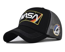 Фото - Молодіжна кепка на літо Narason із нашивкою NASA - Men box