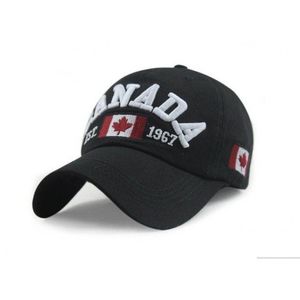 Фото - Фірмова бейсболка Narason чорна із вишивкою Canada - Men box