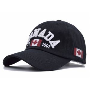 Фото - Фірмова бейсболка Narason чорна із вишивкою Canada - Men box