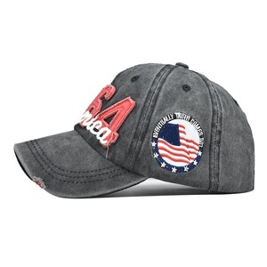 Фото - Черная молодежная бейсболка Narason с логотипом America - Men box