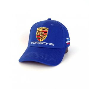 Фото - Автомобільна кепка Sport Line синя з лого Porsche - Men box