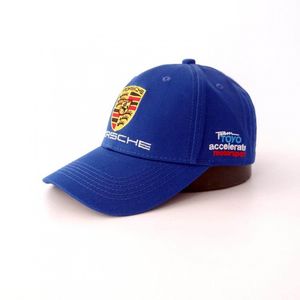 Фото - Автомобільна кепка Sport Line синя з лого Porsche - Men box