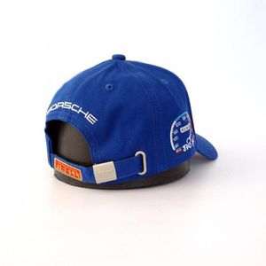 Фото - Автомобільна кепка Sport Line синя з лого Porsche - Men box