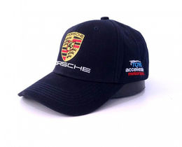Фото - Чоловіча бейсболка Sport Line темно-синя з лого Porsche - Men box