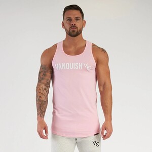 Фото - Мужская майка VQH розового цвета для спорта - Men box