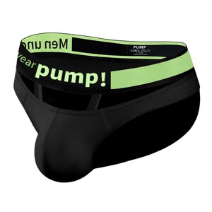 Фото - Чоловічі бріфи з вирізом Pump чорного кольору - Men box