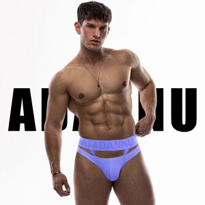 Фото - Яркие мужские брифы Adannu в фиолетовом цвете - Men box