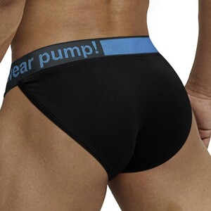 Фото - Труси танга від бренду Pump із модалу чорного кольору - Men box