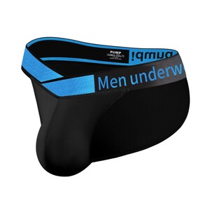 Фото - Труси танга від бренду Pump із модалу чорного кольору - Men box
