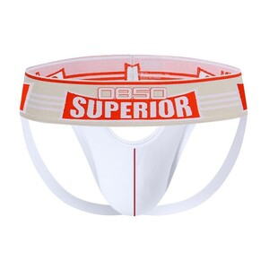 Фото - Мужские джоки с вырезом от 0850 белого цвета - Men box