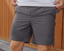 Фото - Пляжні шорти у сірому кольорі Staff gray basic - Men box