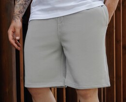 Фото - Светло-серые трикотажные шорты Staff light gray - Men box