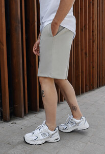 Фото - Светло-серые трикотажные шорты Staff light gray - Men box