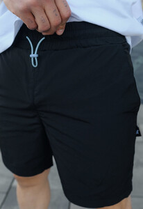 Фото - Однотонные пляжные шорты Staff black basic - Men box