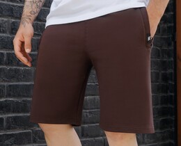 Фото - Коричневі трикотажні шорти Staff wh brown - Men box
