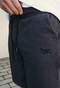 Фото - Чоловічі шорти кольору графіт Staff dje graphite logo - Men box