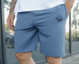 Фото - Шорти синього кольору із логотипом Staff blue logo - Men box