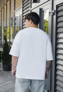 Фото - Оверсайз футболка с логотипом Staff logo oversize - Men box