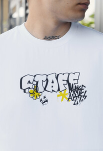 Фото - Оверсайз футболка с логотипом Staff logo oversize - Men box