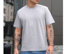 Фото - Футболка в кольорі сірий меланж Staff gray melange basic - Men box