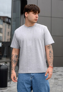Фото - Футболка в кольорі сірий меланж Staff gray melange basic - Men box