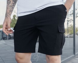 Фото - Повседневные шорты карго Staff cargo nek black - Men box
