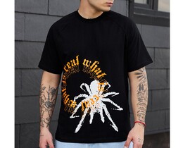 Фото - Чорна футболка із зображенням павука Staff spider - Men box