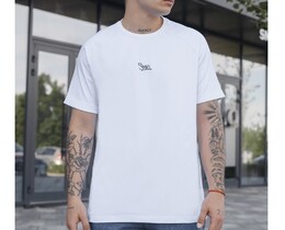Фото - Базова біла футболка з лого Staff white logo - Men box