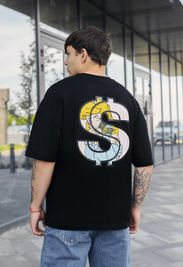 Фото - Повсякденна молодіжна футболка Staff dollar sign oversize - Men box