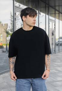 Фото - Повсякденна молодіжна футболка Staff dollar sign oversize - Men box