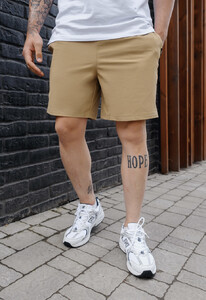 Фото - Коричневі однотонні шорти на літо Staff sko brown - Men box