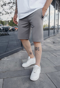 Фото - Світло-сірі трикотажні шорти Staff wh light gray - Men box