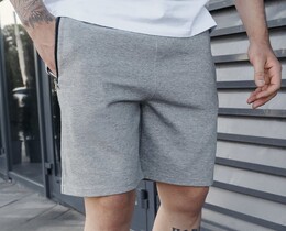 Фото - Шорты цвета серый меланж Staff ley gray melange - Men box
