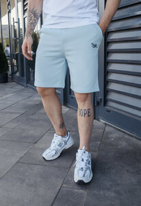 Фото - Світло-блакитні чоловічі шорти Staff dje light blue logo - Men box