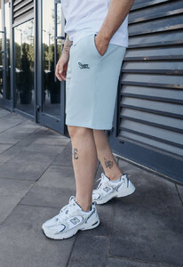 Фото - Світло-блакитні чоловічі шорти Staff dje light blue logo - Men box
