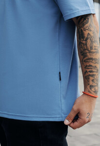 Фото - Світло-синя оверсайз футболка Staff light blue oversize - Men box