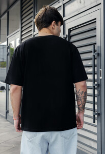 Фото - Всесезонна оверсайз футболка Staff black oversize - Men box