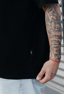 Фото - Всесезонна оверсайз футболка Staff black oversize - Men box