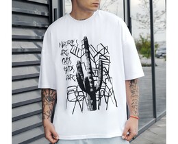 Фото - Оверсайз футболка з кактусом Staff kaktuz oversize - Men box