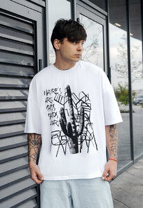 Фото - Оверсайз футболка з кактусом Staff kaktuz oversize - Men box