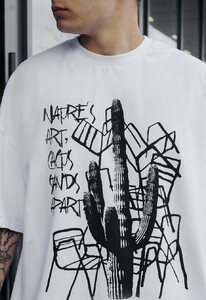 Фото - Оверсайз футболка з кактусом Staff kaktuz oversize - Men box