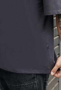 Фото - Футболка темно-сірого кольору Staff dark gray basic oversize - Men box