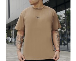 Фото - Коричнева футболка з логотипом Staff logo brown - Men box